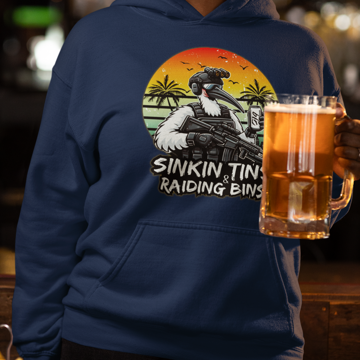 Sinkin Tins & Raiding Bins Hoodie